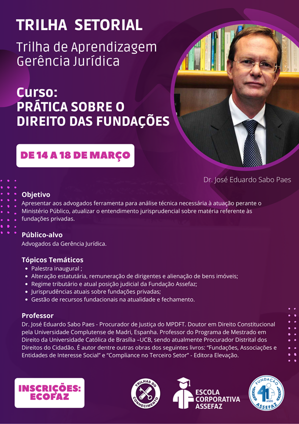 Curso: Prática sobre Direitos das Fundações
