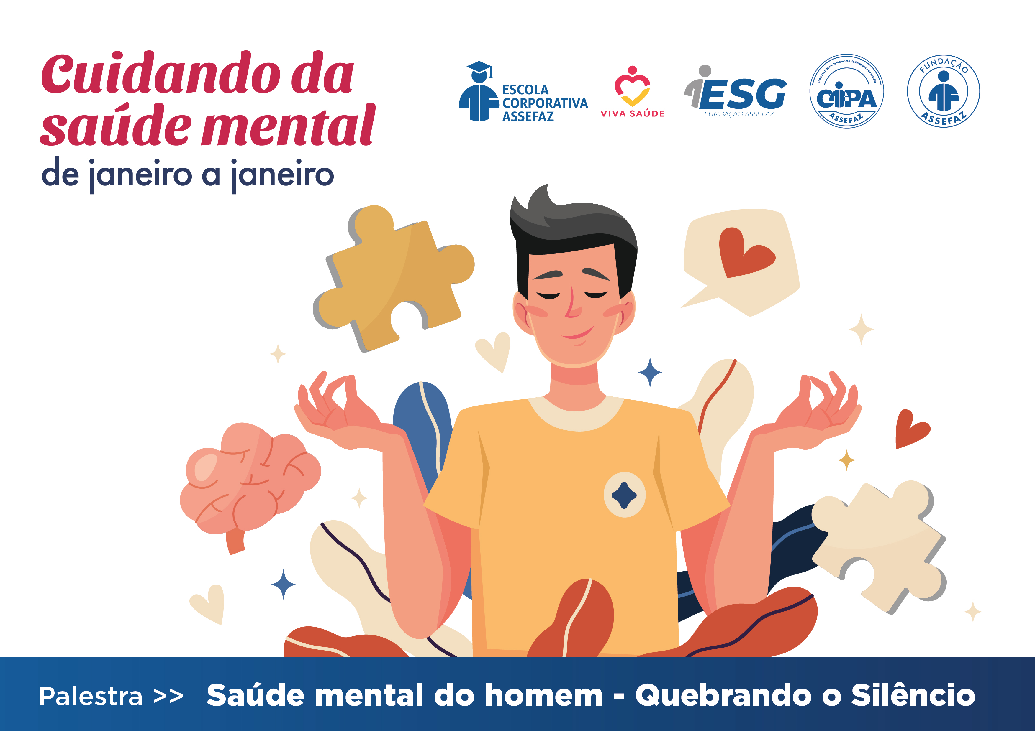 Palestra: Saúde mental do homem - Quebrando o Silêncio